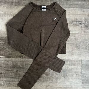 gymshark vital seamless long sleeve crop top
